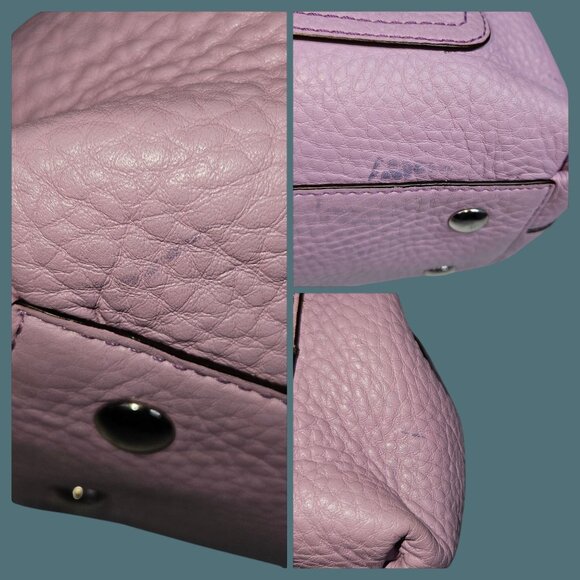 Coach Penelope Shopper Soft Pebble Leather Femininity Coquette  Shoulder Purse - Picture 10 of 16